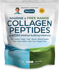 ANDREW LESSMAN Marine, Free Range Collagen Peptides Powder and MSM 240 Servings - Supports Radiant Smooth Soft Skin, Comfortable Joints. Super Soluble No Fishy Flavor No Additives Non-GMO
