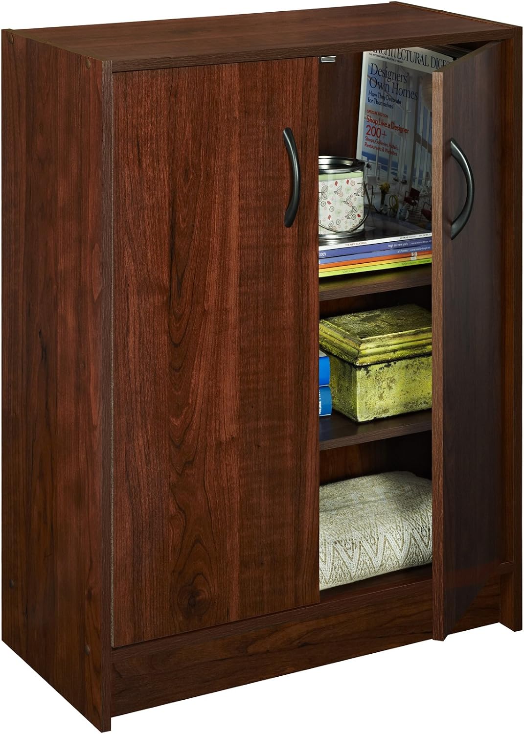 ClosetMaid Dark Cherry Stackable Storage Organizers (1307 + 15 Cube)