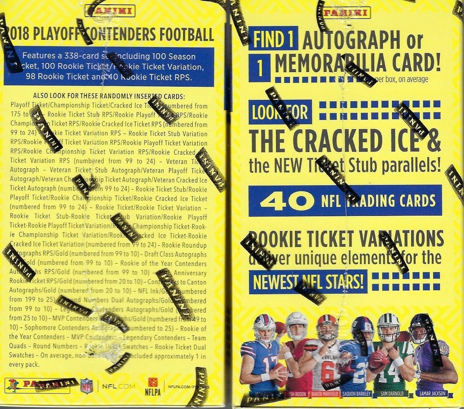 2018 Panini Contenders Football Blaster Box