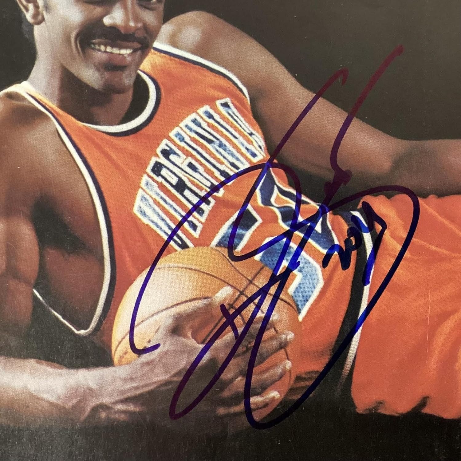 Patrick Ewing Signed Sports Illustrated Mag 11/29/82 NO LABEL R Sampson Auto JSA - Sports Memorabilia
