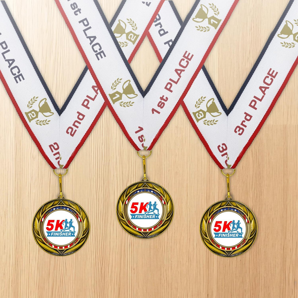 All Quality 5K Finisher Wreath Design Medal