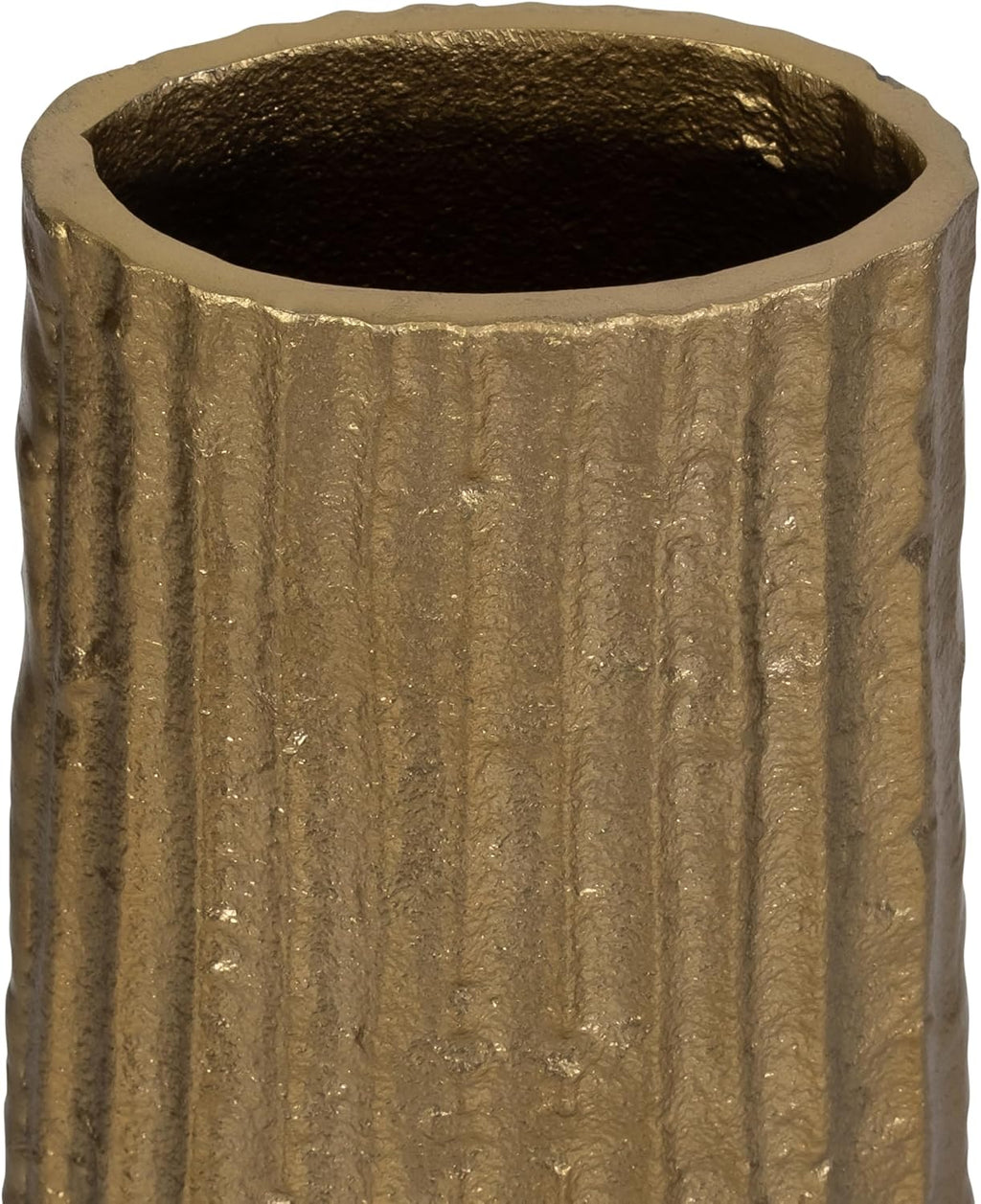 Floor Vase for Living Room Decor – Metal Vase for Home, Bedroom, or Office – Elegant vase adds a Sophisticated Accent to Any Table, House, or Room Decor – Flower Vases for Centerpieces – 58', Gold