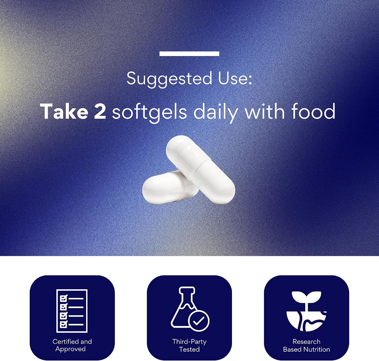 Research Verified Omega 3-1800mg Omega 3 Fish Oil - High 900mg EPA + 600mg DHA - No Aftertaste - 60 Softgel Capsules - 3 Bottles