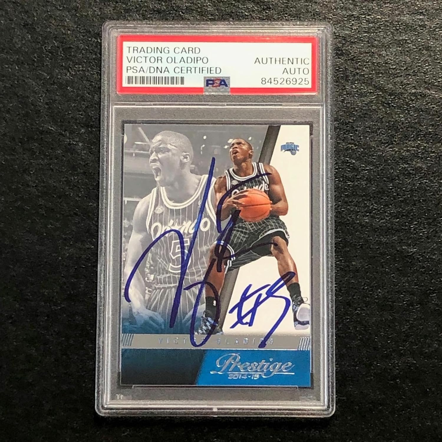 2014-15 Panini Prestige #123 Victor Oladipo Signed Card AUTO PSA/DNA Slabbed Mag - Basketball Slabbed Rookie Cards