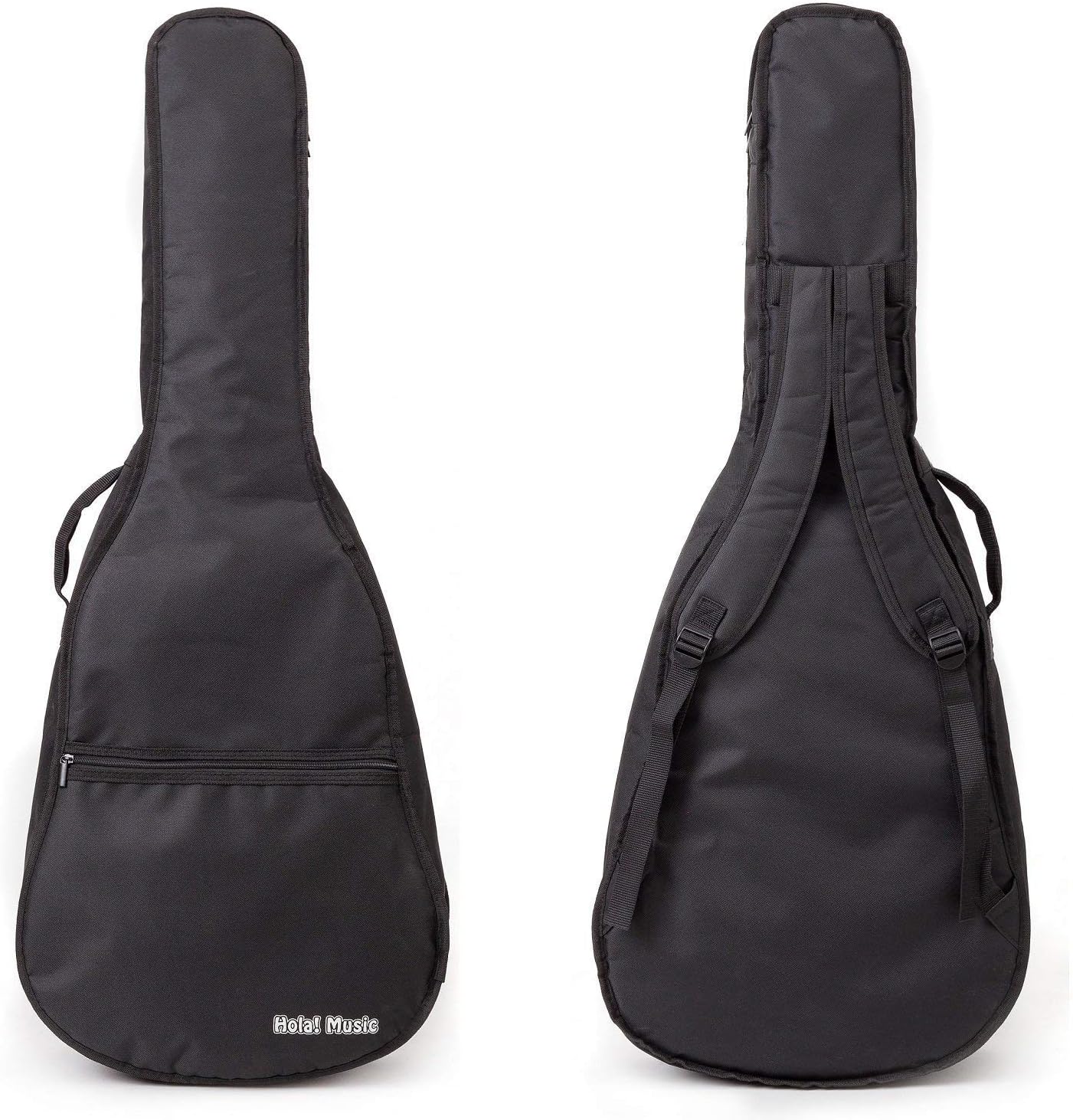 Acoustic Guitar Bundle Dreadnought Series by Hola! Music with D'Addario EXP16 Steel Strings, Padded Gig Bag, Guitar Strap and Picks, Full Size 41 Inch (Model HG-41SB), Vintage Sunburst