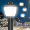 BBESTLED LED Post Top Light, 80W 60W 48W Adjustable LED Pole Area Lights with Dusk to Dawn Photocell, 3/4/5000K, ETL Outdoor Post Lights for Garden Yard, IP65 Waterproof AC100-277V