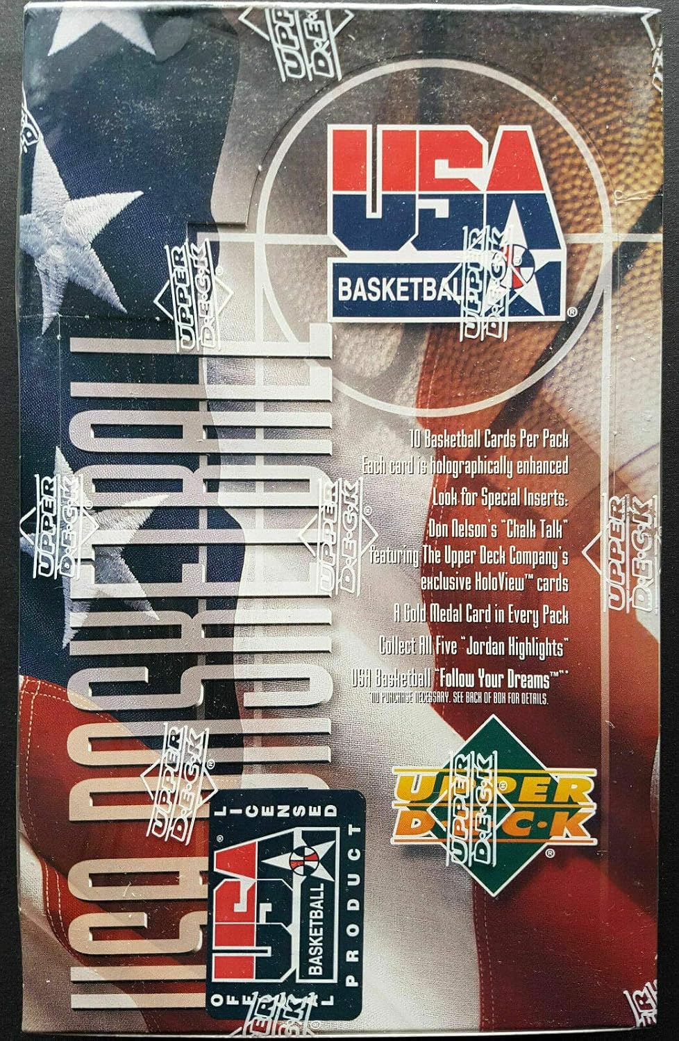 Upper Deck USA Basketball Hobby Box 1994-95 nba 36-Packs Jordan
