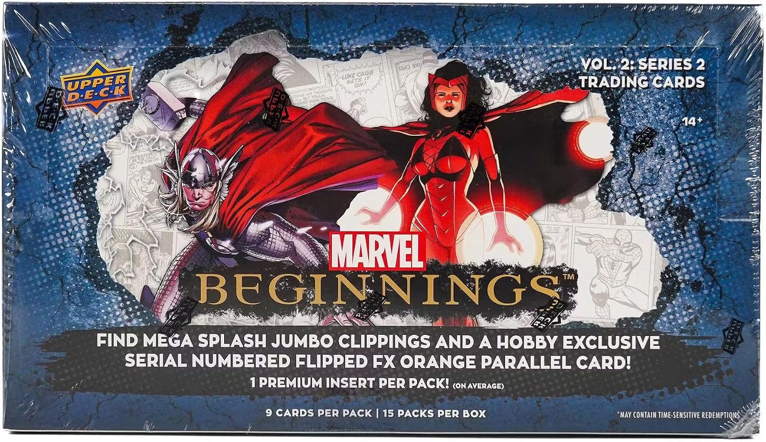 2024 Upper Deck Marvel Beginnings Vol. 2/Ser. 2 HOBBY box (15 pks/bx)