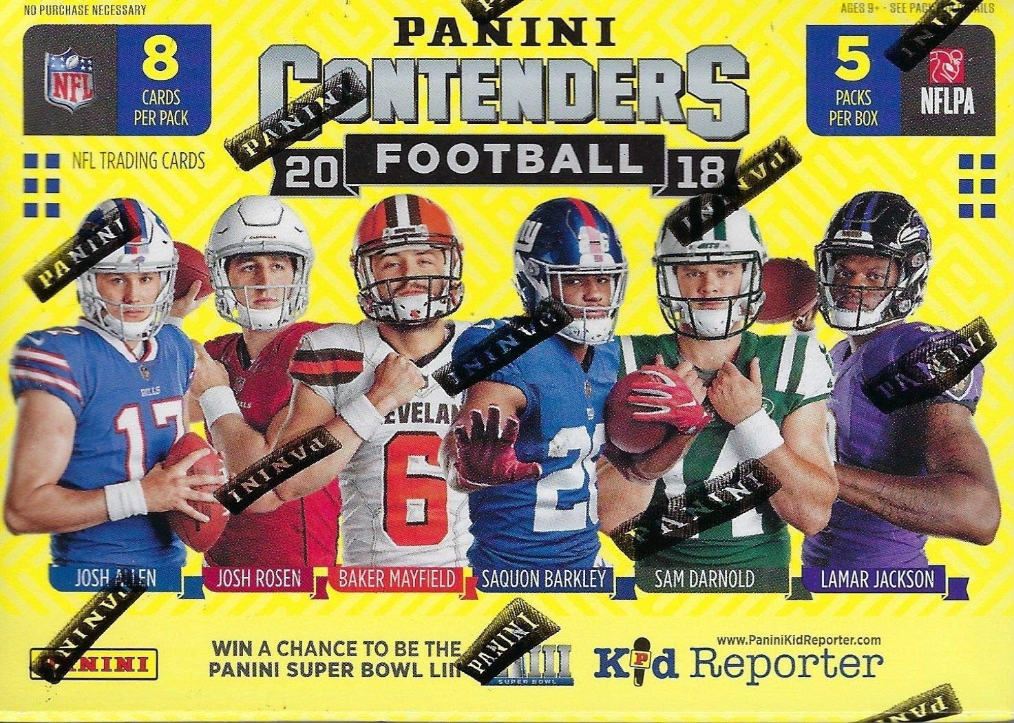 2018 Panini Contenders Football Blaster Box