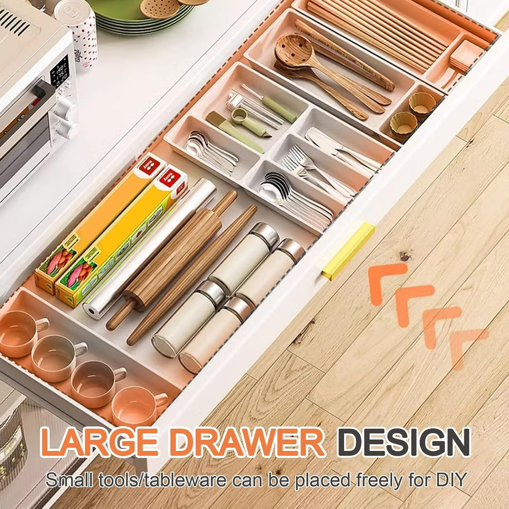 5-Tier Kitchen Bakers Rack with Drawers, Microwave Oven Stand With Storage Shelves, with Hooks*8, Storage Box*1, Chopstick Box*1(80cm)