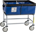 R&B Wire™ 463 Elevated Vinyl Truck, 3 Bushel Capacity, Blue, Made in USA