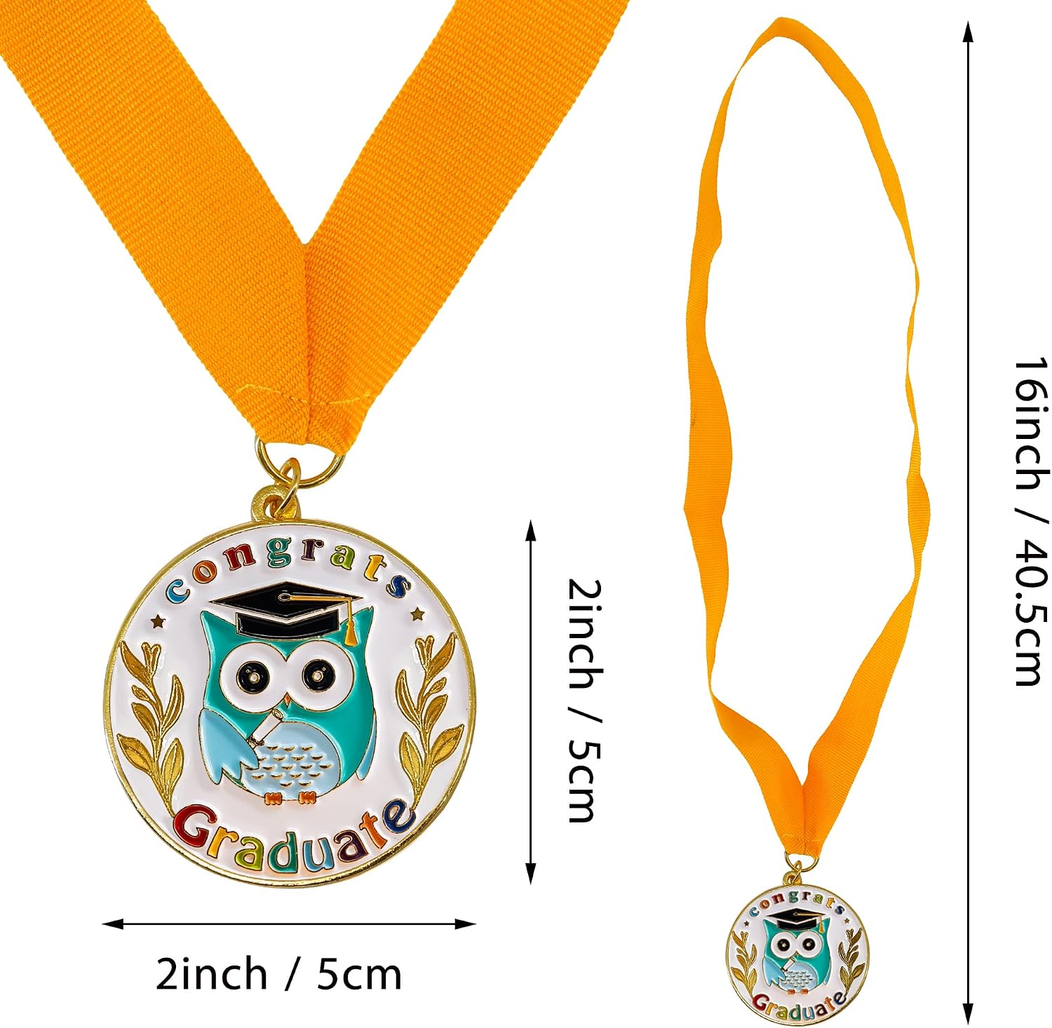 GraduationMall Congrats Kids Graduation Medal with Neck Ribbon,Kindergarten & Preschool Graduation Award Medallion,Party Decoration