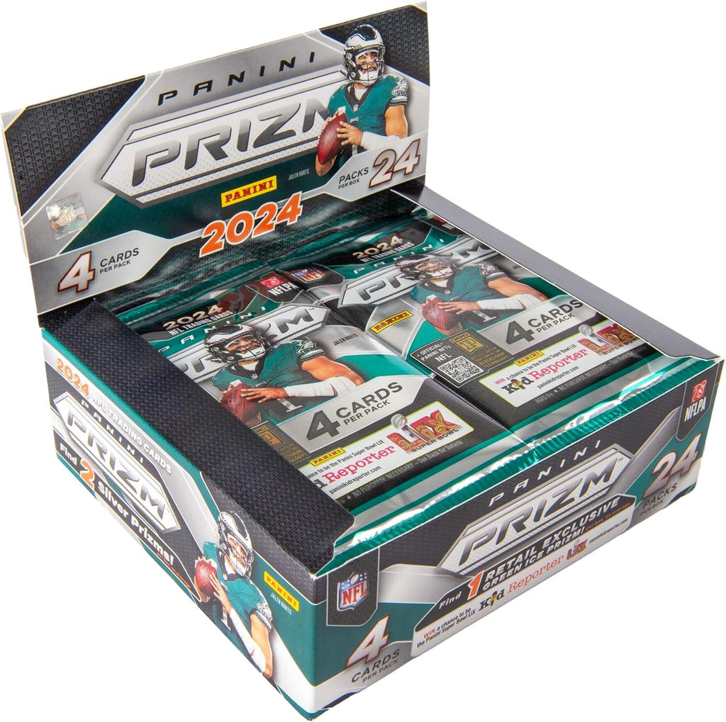 2024 Panini PRIZM NFL Football Trading Cards 24-Count Retail Box