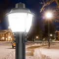 BBESTLED LED Post Top Light with Dusk to Dawn Photocell, ETL Listed 100W/80W/60W LED Pole Area Lights 5000K/4000K/3000K Outdoor Post Lights for Parking Lot Yard Garden, IP65 Waterproof AC100-277V