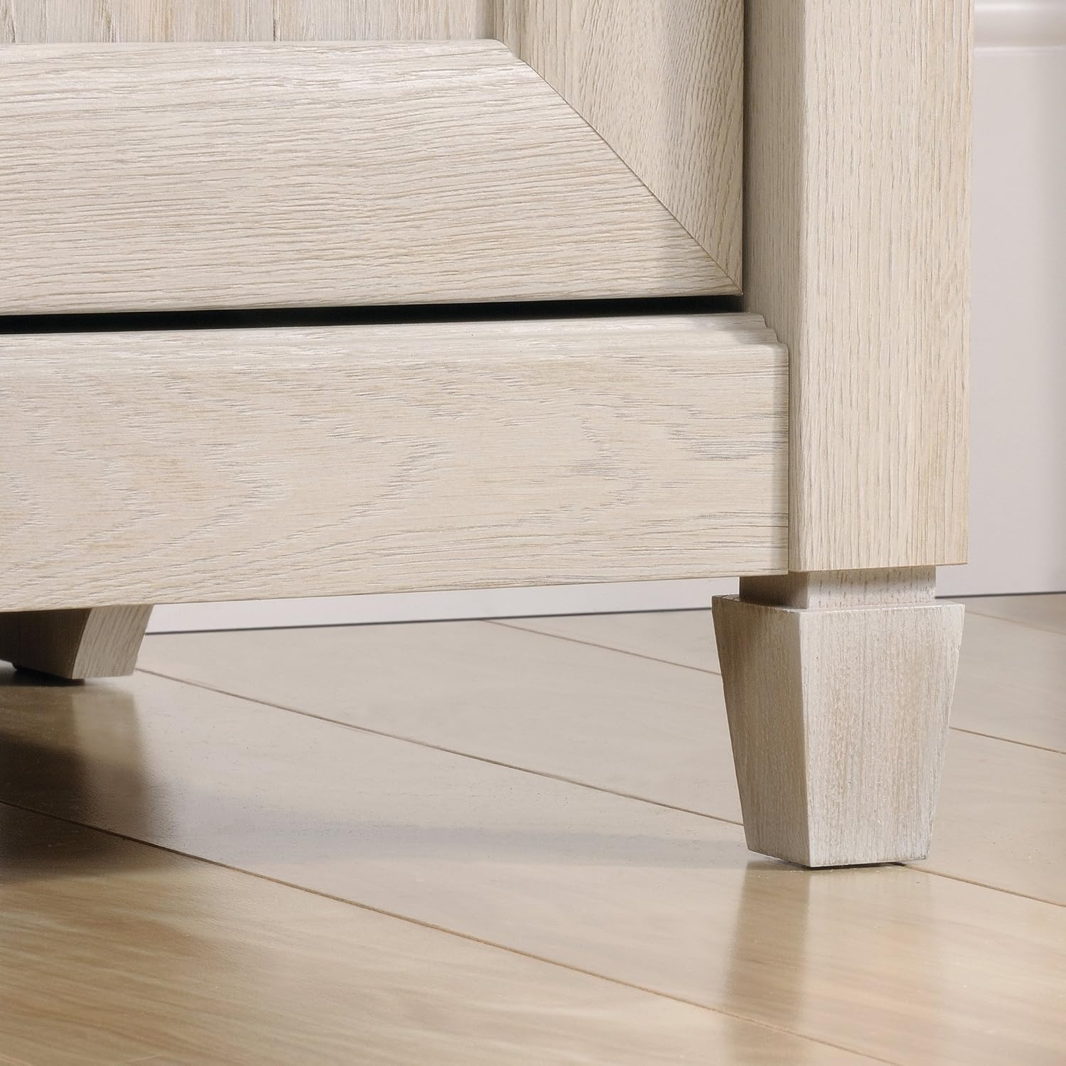 Sauder Edge Water Accent Storage Cabinet with Doors, Utility Cabinet, in Chalked Chestnut finish
