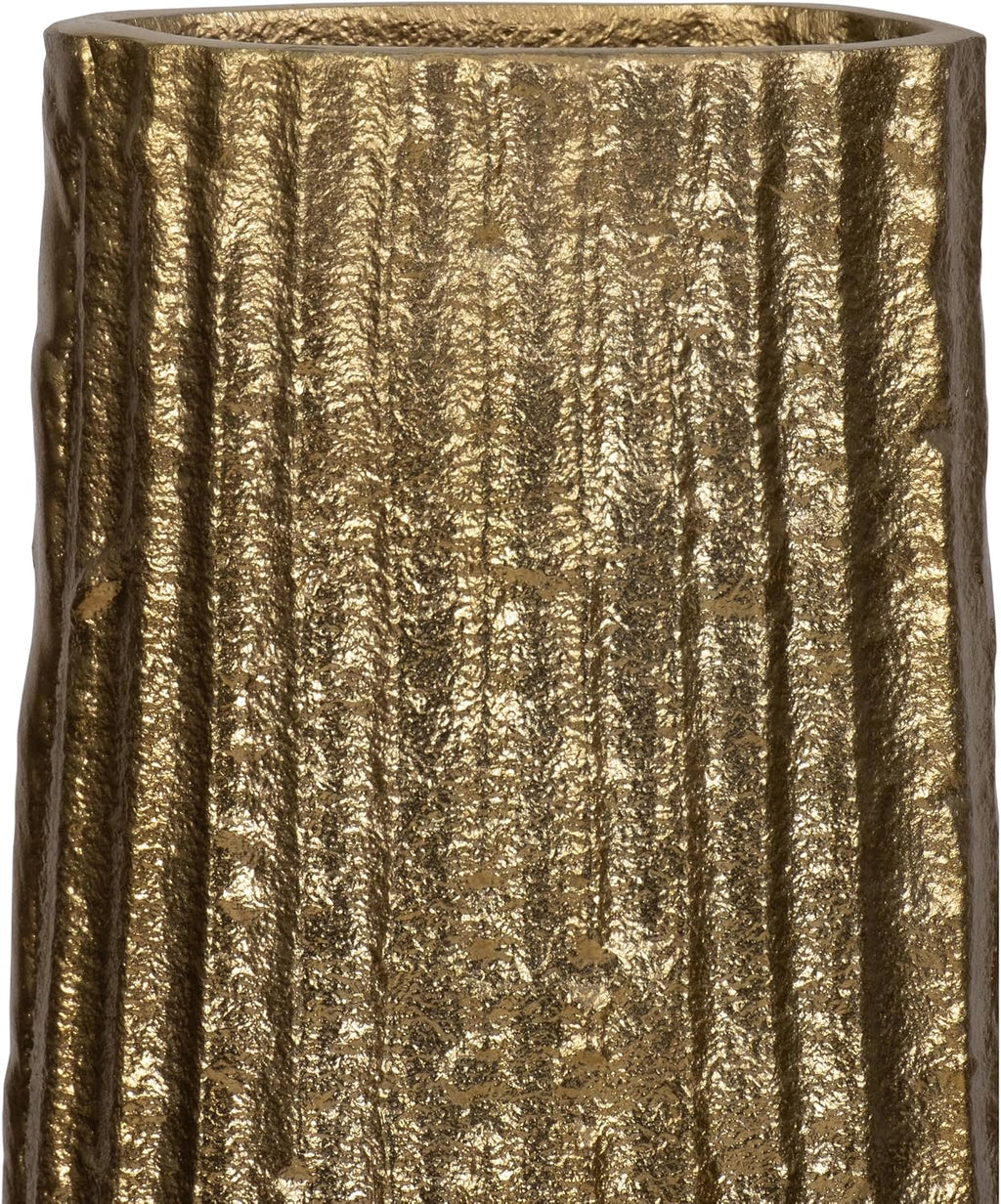 Floor Vase for Living Room Decor – Metal Vase for Home, Bedroom, or Office – Elegant vase adds a Sophisticated Accent to Any Table, House, or Room Decor – Flower Vases for Centerpieces – 58', Gold
