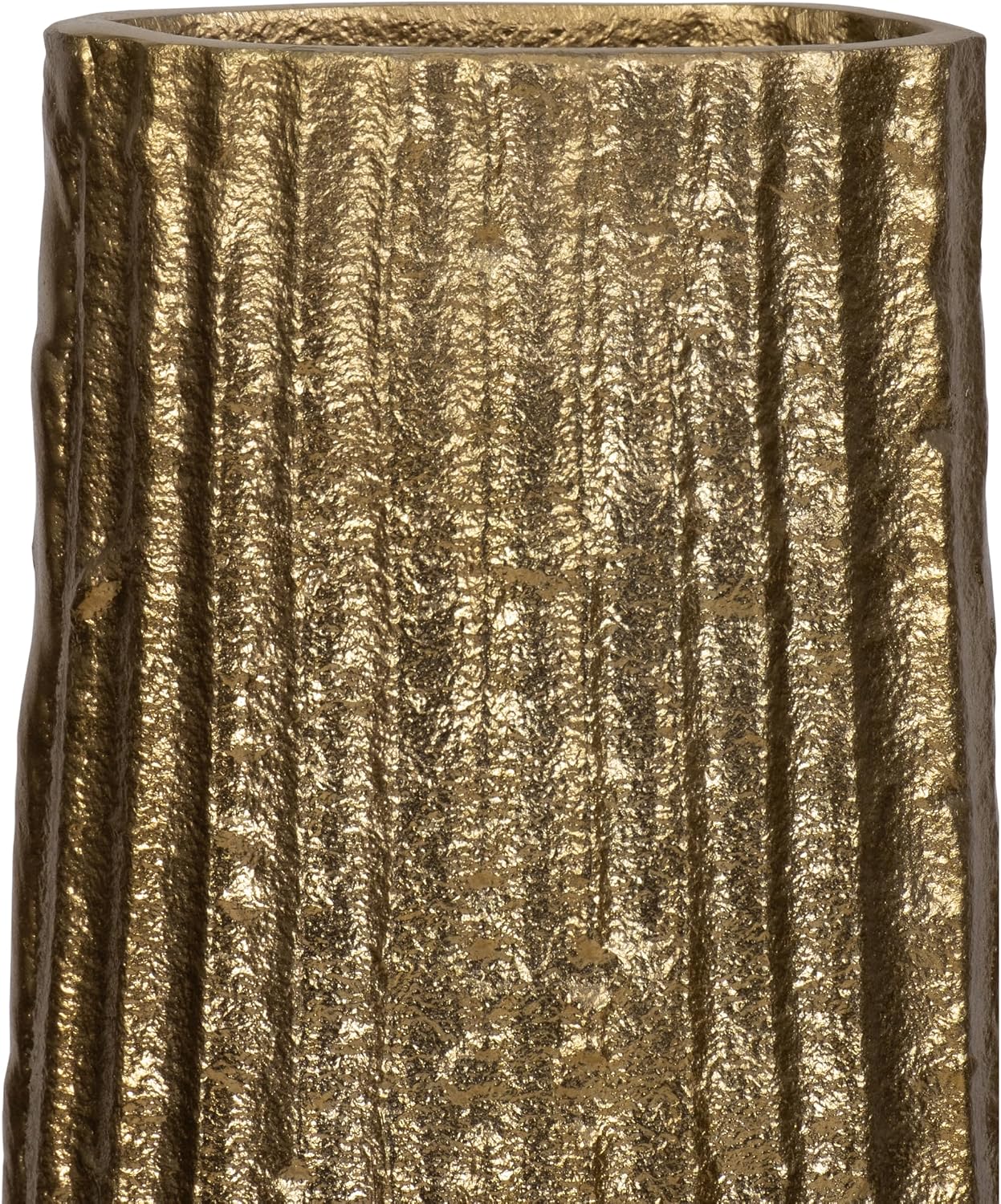 Floor Vase for Living Room Decor – Metal Vase for Home, Bedroom, or Office – Elegant vase adds a Sophisticated Accent to Any Table, House, or Room Decor – Flower Vases for Centerpieces – 58', Gold