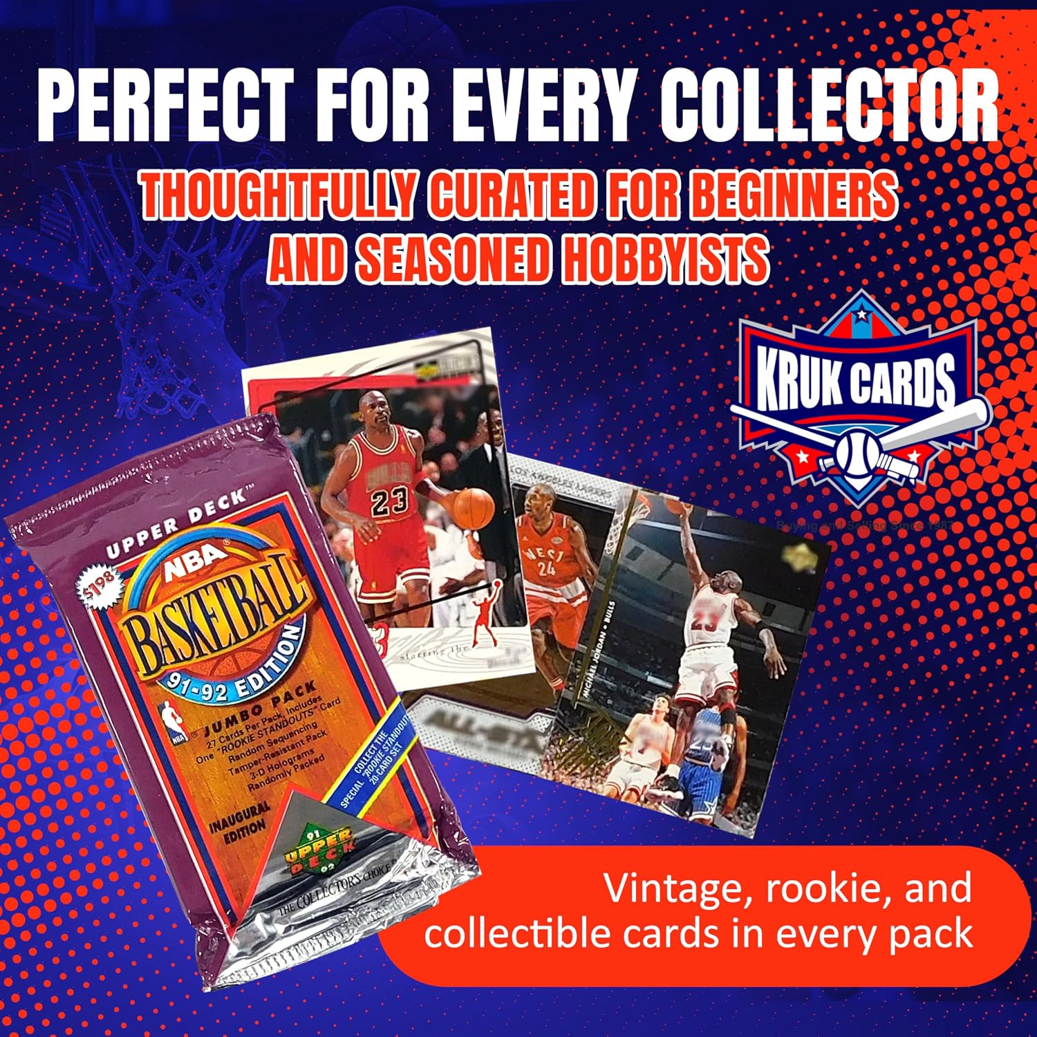 Ultimate Basketball Card Collection | PSA Graded 8+ Star, 5 Hits: Auto, Relic, Numbered, 3 Greats, 300 Assorted Basketball Cards, 20 HOF, 3 Vintage Packs | For Sports Card Collectors