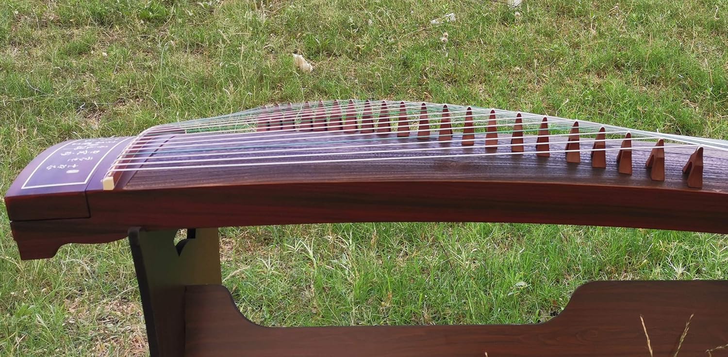 LANDTOM Professional Sandal and Paulownia Guzheng (163cm) for Adults/Children/Beginner/Intermediate